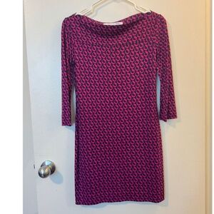 Diane von Furstenberg sheath dress, size 0, short length, excellent condition